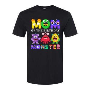 Mom Little Monster 1st Birthday Party Family Monster Softstyle CVC T-Shirt