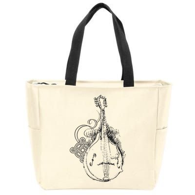 Mandolin Live Music Lover Bluegrass Festival Zip Tote Bag
