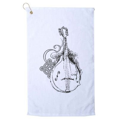 Mandolin Live Music Lover Bluegrass Festival Golf Towel