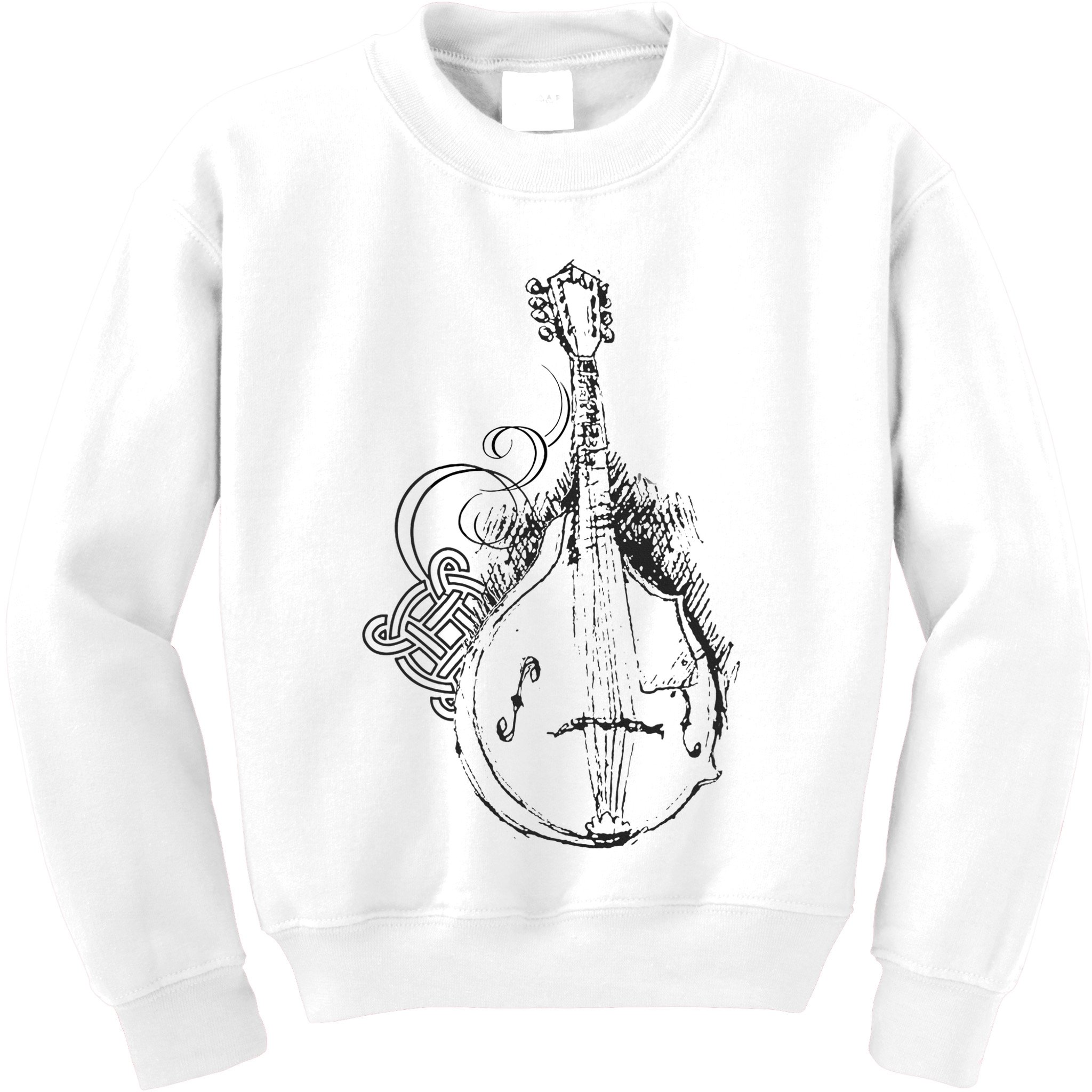 Mandolin Live Music Lover Bluegrass Festival Kids Sweatshirt