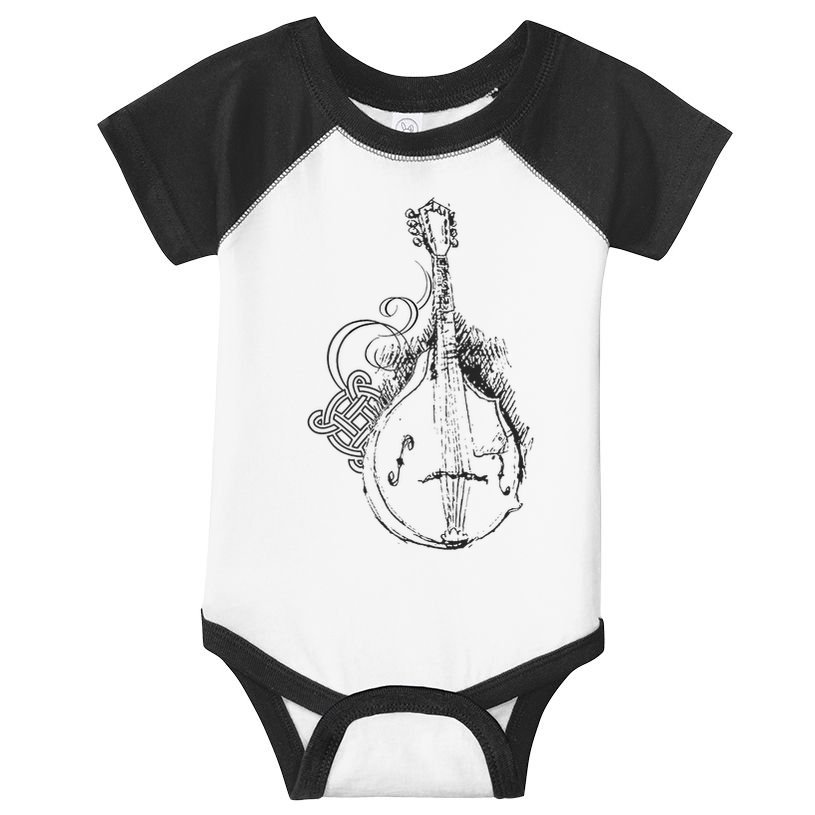 Mandolin Live Music Lover Bluegrass Festival Infant Baby Jersey Bodysuit
