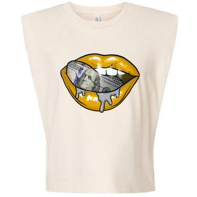 Money Lips Garment-Dyed Women's Muscle Tee