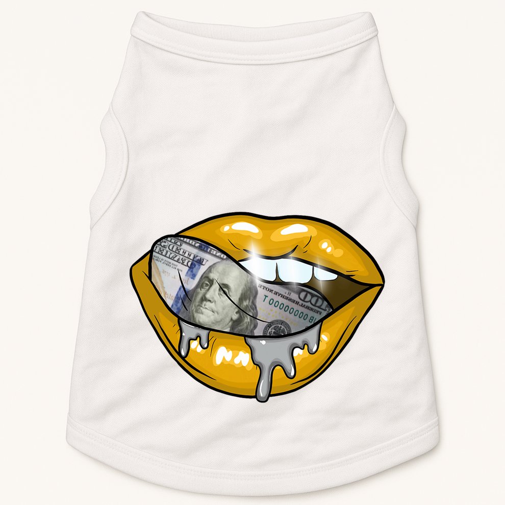 Money Lips Doggie Tank