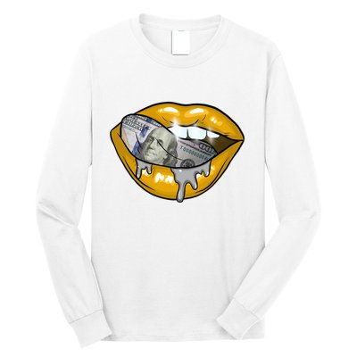 Money Lips Long Sleeve Shirt