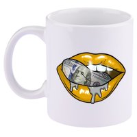 Money Lips 11oz C Handle Ceramic Mug