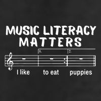 Music Literacy Matters Funny Adult Drive Performance Visor