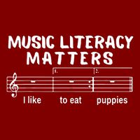 Music Literacy Matters Funny Cooling Performance Crew T-Shirt