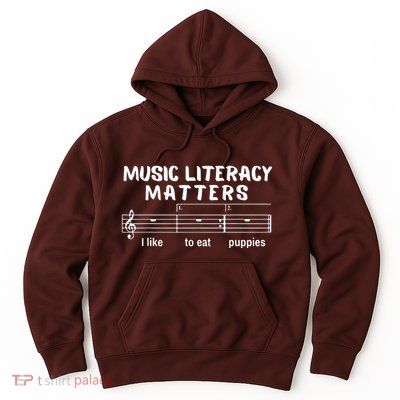 Music Literacy Matters Funny Hoodie