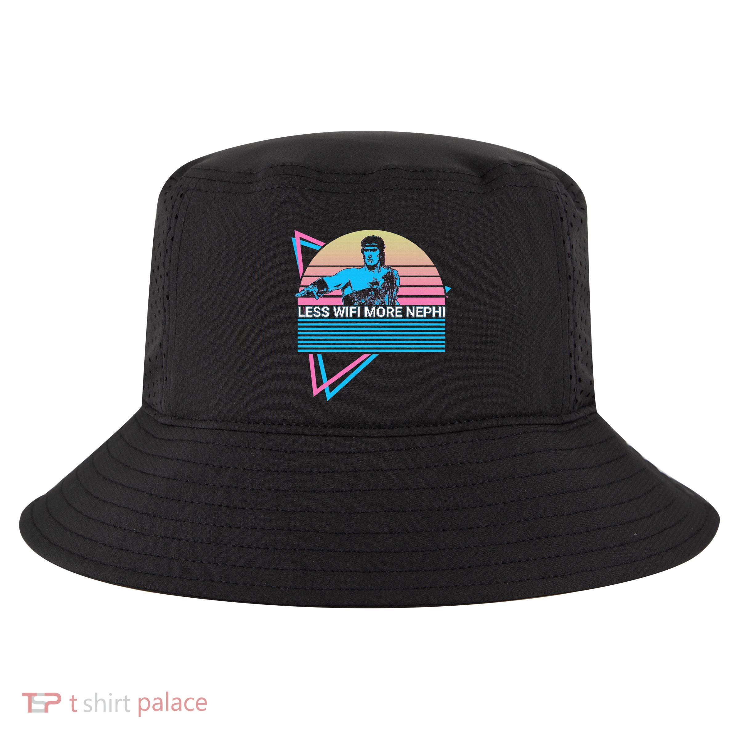 Mormon Lds Missionary Less Wifi More Nephi Cool Comfort Performance Bucket Hat