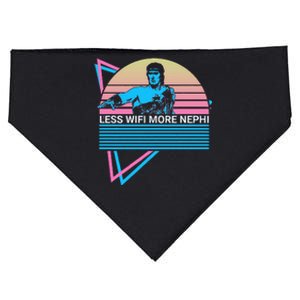 Mormon Lds Missionary Less Wifi More Nephi USA-Made Doggie Bandana