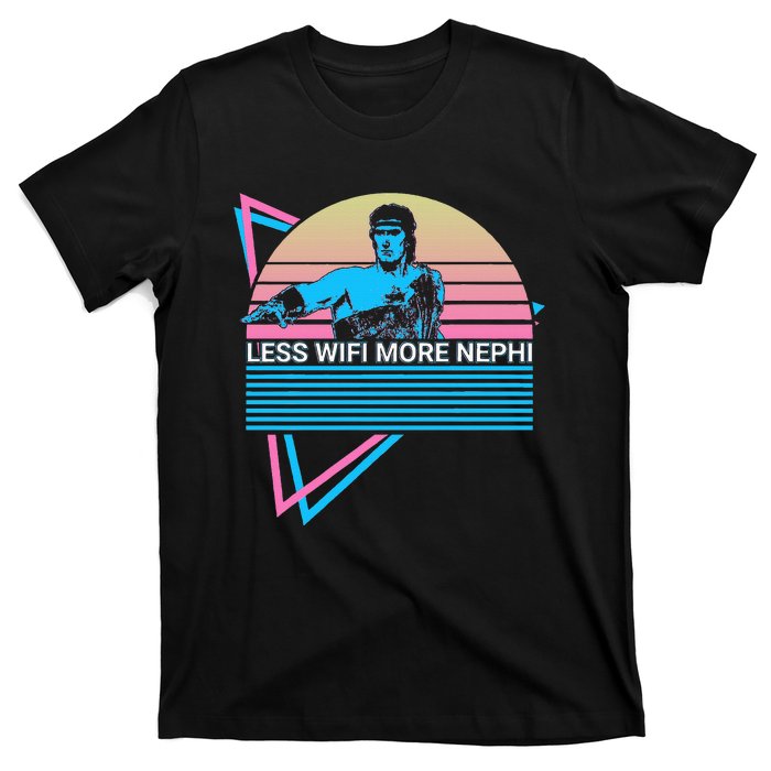 Mormon Lds Missionary Less Wifi More Nephi T-Shirt