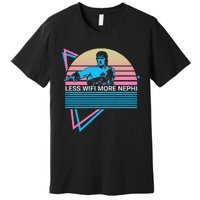 Mormon Lds Missionary Less Wifi More Nephi Premium T-Shirt