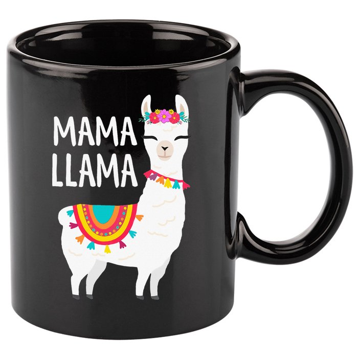 Mama Llama Mother Day 11oz C Handle Ceramic Mug