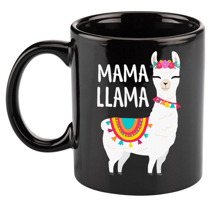 Mama Llama Mother Day 11oz C Handle Ceramic Mug