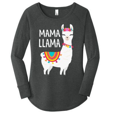 Mama Llama Mother Day Women's Perfect Tri Tunic Long Sleeve Shirt