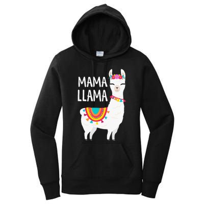 Mama Llama Mother Day Women's Pullover Hoodie