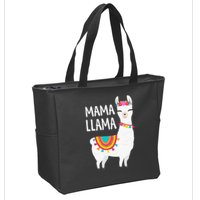 Mama Llama Mother Day Zip Tote Bag