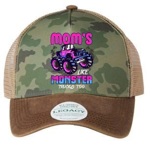 Moms Like Monster Trucks Too Legacy Tie Dye Trucker Hat