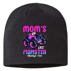 Moms Like Monster Trucks Too Sustainable Beanie