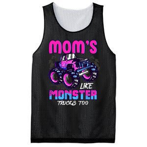 Moms Like Monster Trucks Too Mesh Reversible Basketball Jersey Tank