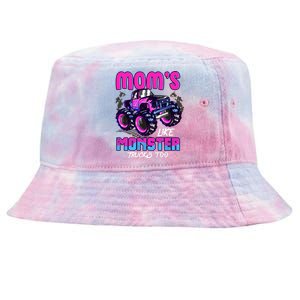 Moms Like Monster Trucks Too Tie-Dyed Bucket Hat