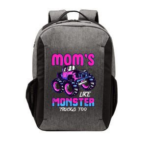 Moms Like Monster Trucks Too Vector Backpack