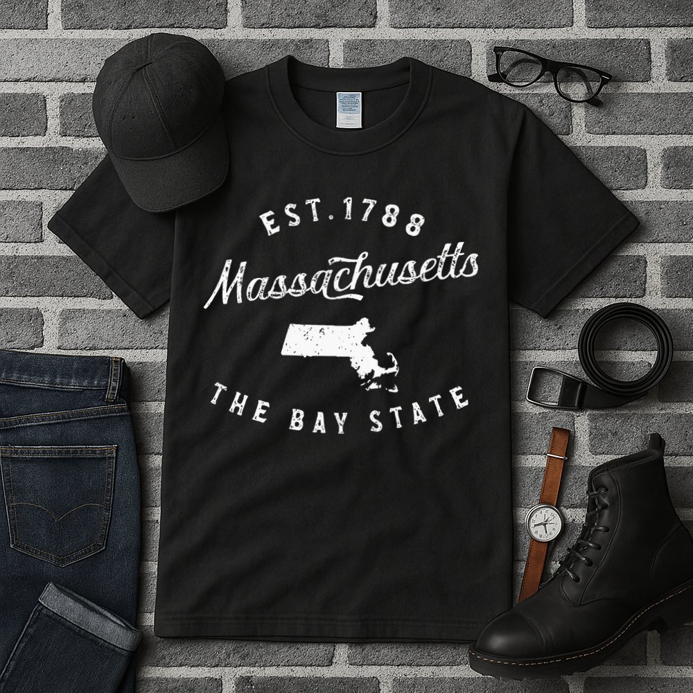 Massachusetts Lover Massachusetts Pride Massachusetts Tall T-Shirt