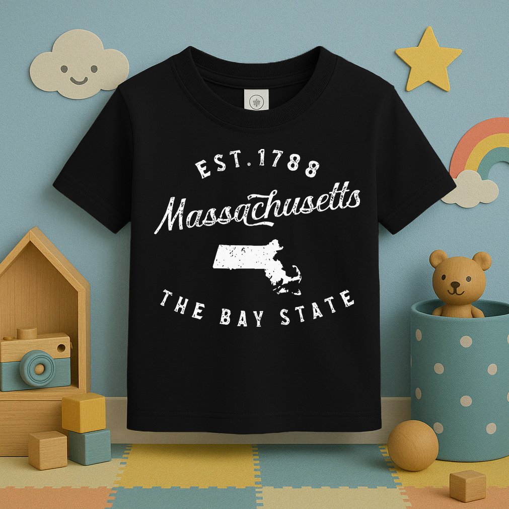 Massachusetts Lover Massachusetts Pride Massachusetts Toddler T-Shirt