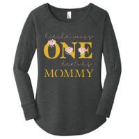 Mommy Little Miss Onederful Birthday Party 1 Year Old Women's Perfect Tri Tunic Long Sleeve Shirt