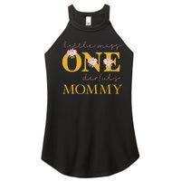 Mommy Little Miss Onederful Birthday Party 1 Year Old Women's Perfect Tri Rocker Tank