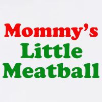 Mommys Little Meatball Funny Italian Joke 11oz C Handle Ceramic Mug
