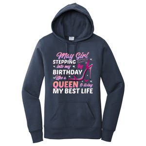 May Living My Best Life Bday Women's Pullover Hoodie