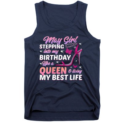 May Living My Best Life Bday Tank Top