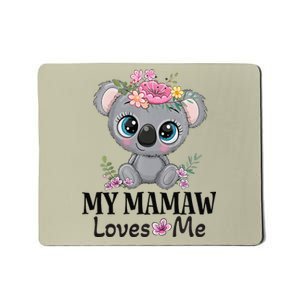 Mamaw Loves Me Grandchild Koala Mousepad