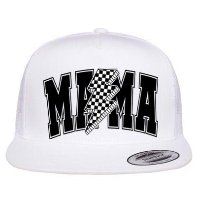 Mama Lightning Mother’S Day Flat Bill Trucker Hat