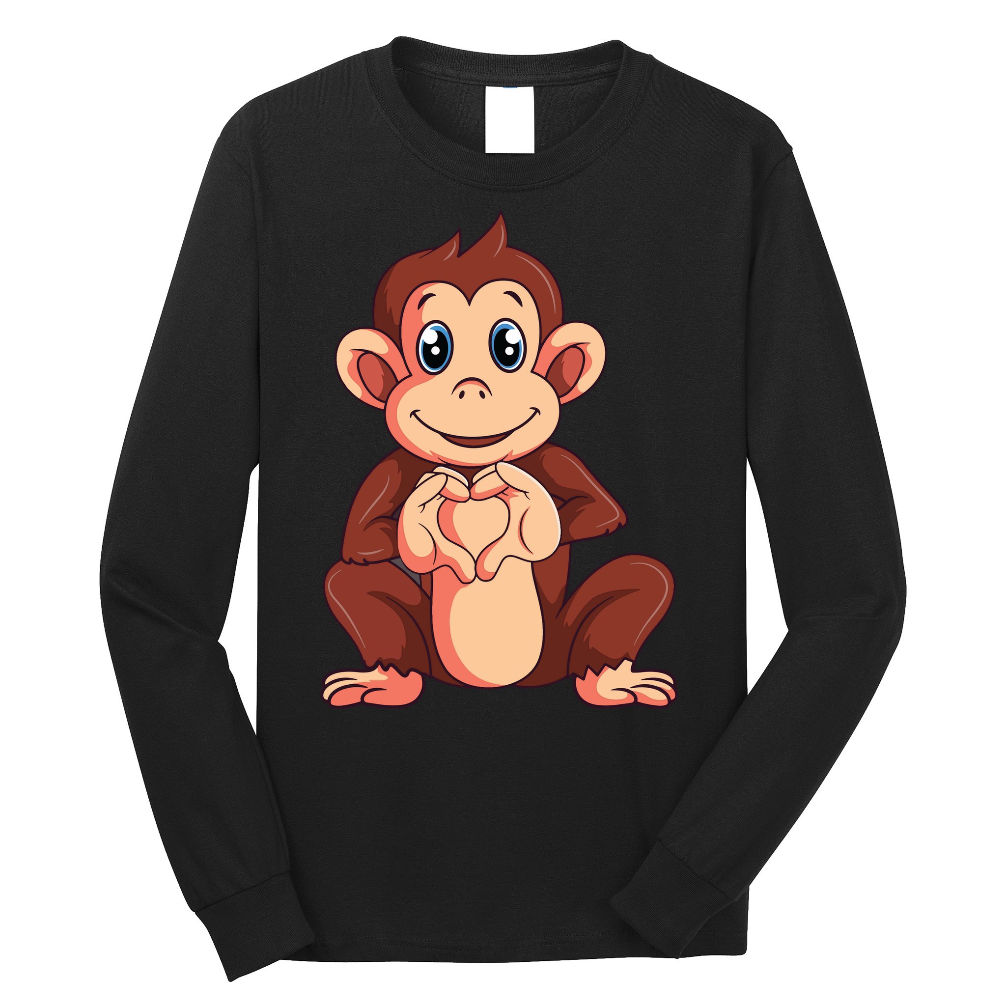 Monkey Lover Long Sleeve Shirt
