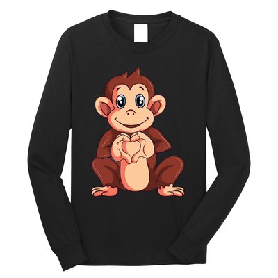 Monkey Lover Long Sleeve Shirt