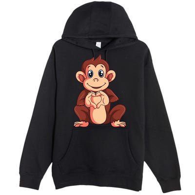 Monkey Lover Premium Pullover Hoodie