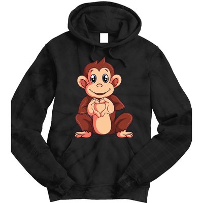 Monkey Lover Tie Dye Hoodie