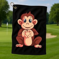 Monkey Lover Golf Towel