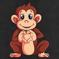 Monkey Lover Golf Towel