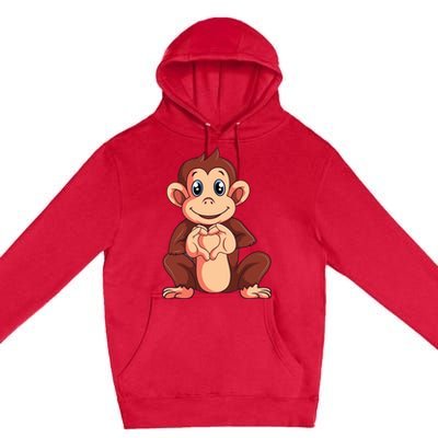 Monkey Lover Premium Pullover Hoodie