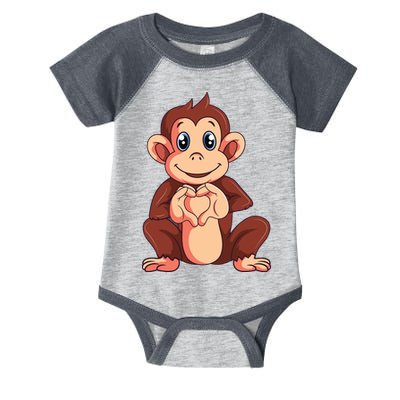 Monkey Lover Infant Baby Jersey Bodysuit