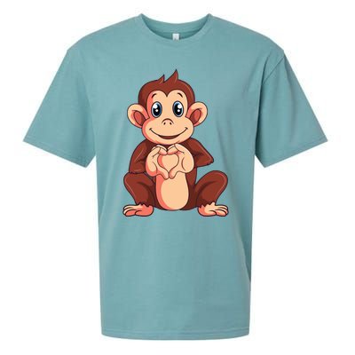 Monkey Lover Sueded Cloud Jersey T-Shirt