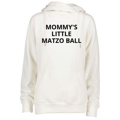 MommyS Little Matzo Ball Womens Funnel Neck Pullover Hood