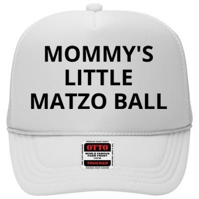 MommyS Little Matzo Ball High Crown Mesh Back Trucker Hat