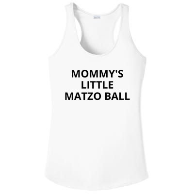 MommyS Little Matzo Ball Ladies PosiCharge Competitor Racerback Tank