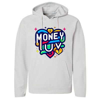 Money Luv Performance Fleece Hoodie