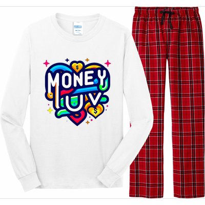 Money Luv Long Sleeve Pajama Set