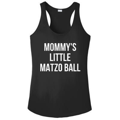 MommyS Little Matzo Ball Ladies PosiCharge Competitor Racerback Tank